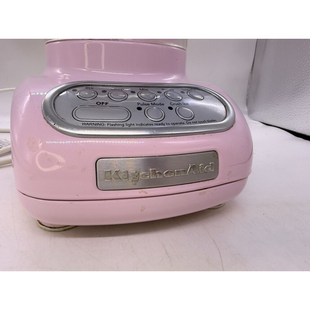 Kitchen Aid Cook For The Cure KSB560PK0 Pink Blender Mixer 7 Cup Works - Picture 5 of 16